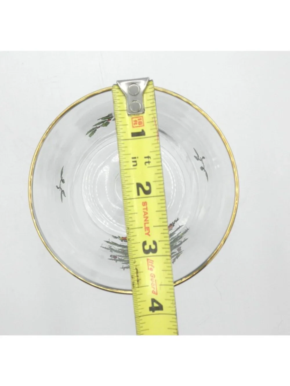Spode Christmas Tree 16 Ounce Pedestal Goblet Set of 4 Pattern Code: SP CHT